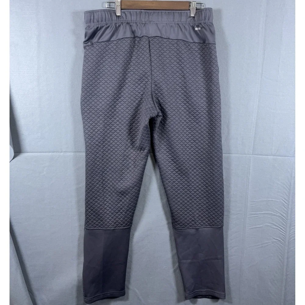 Unipro Trek Training Joggers Mens Sz L‎ Gray QWick Dry Zip Pockets Stretch NWT